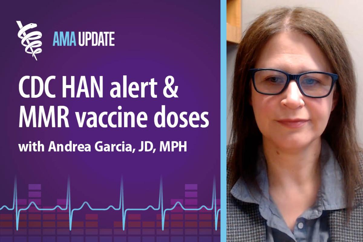 AMA Update for March 25, 2024: New study on colon cancer bacteria, recent measles outbreak, MMR vaccine dose and U.S. life expectancy